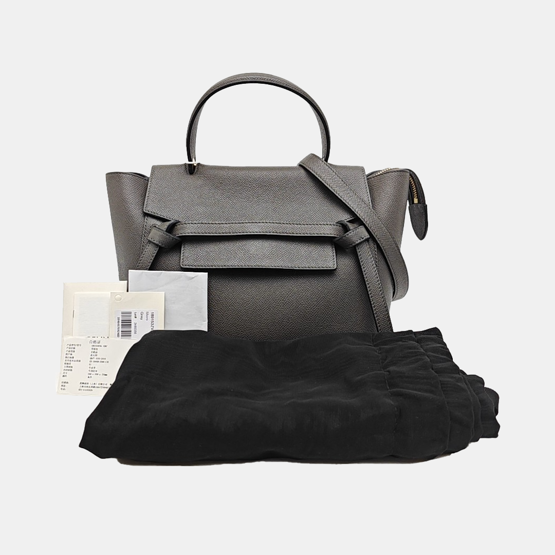 BELT Calfskin Gray