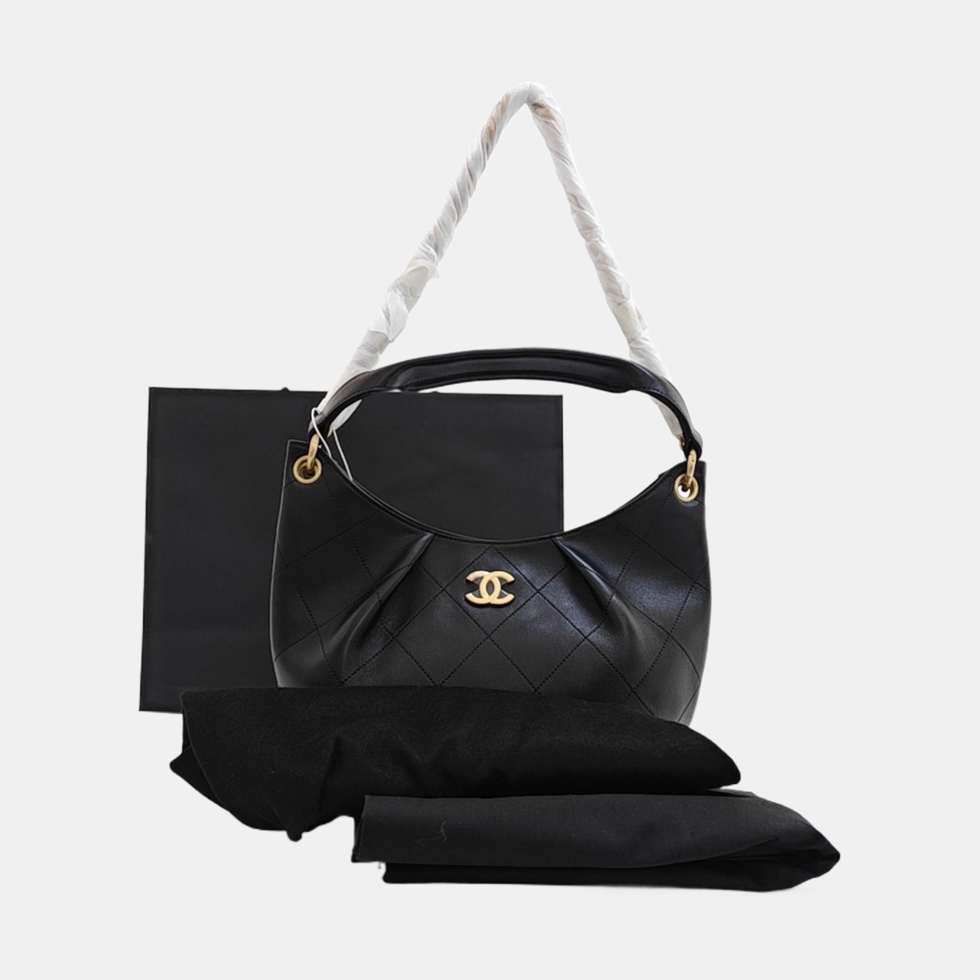 Quilted Lambskin Black