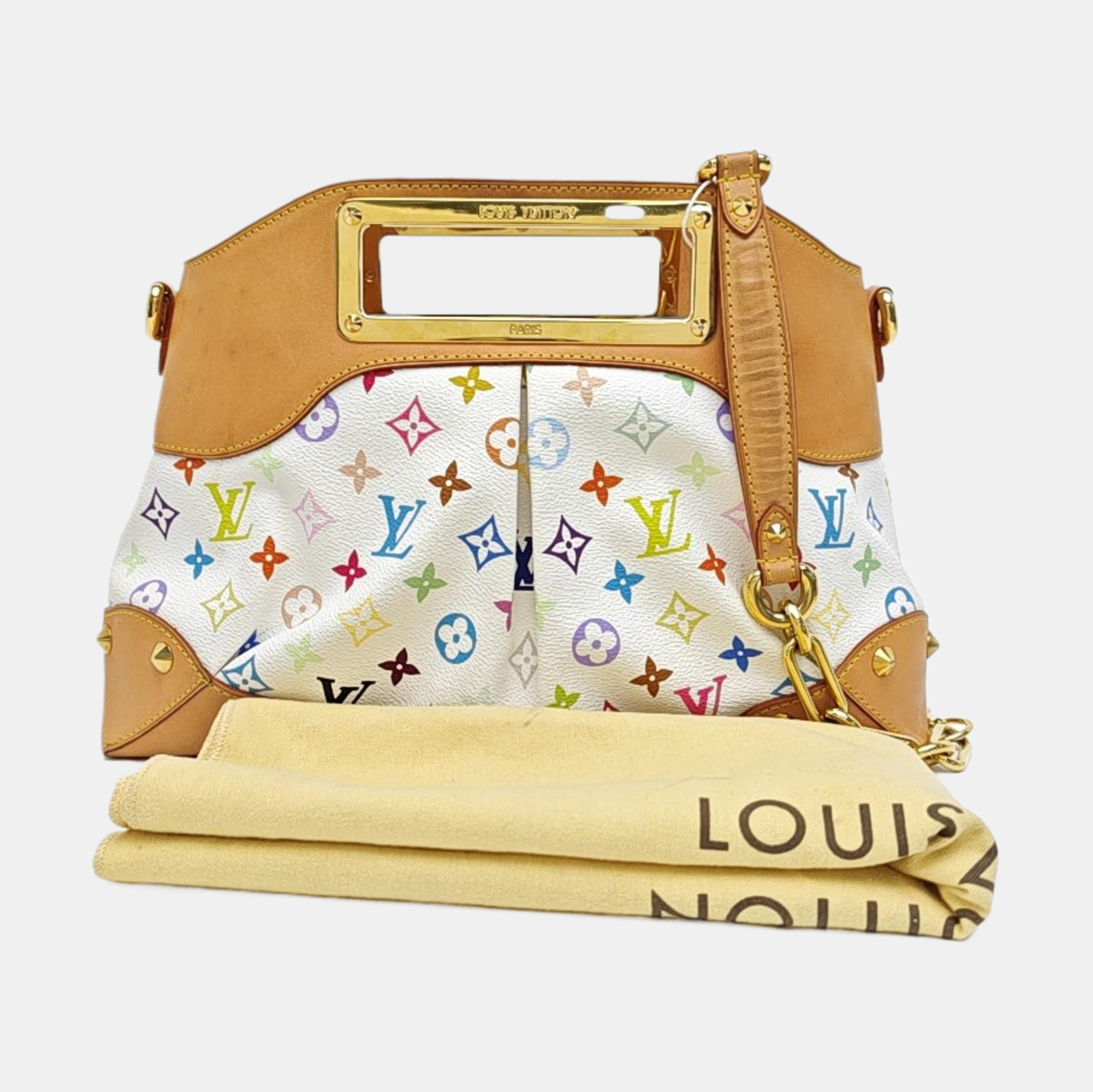 LV × TM JUDY MM Monogram Coated Canvas White