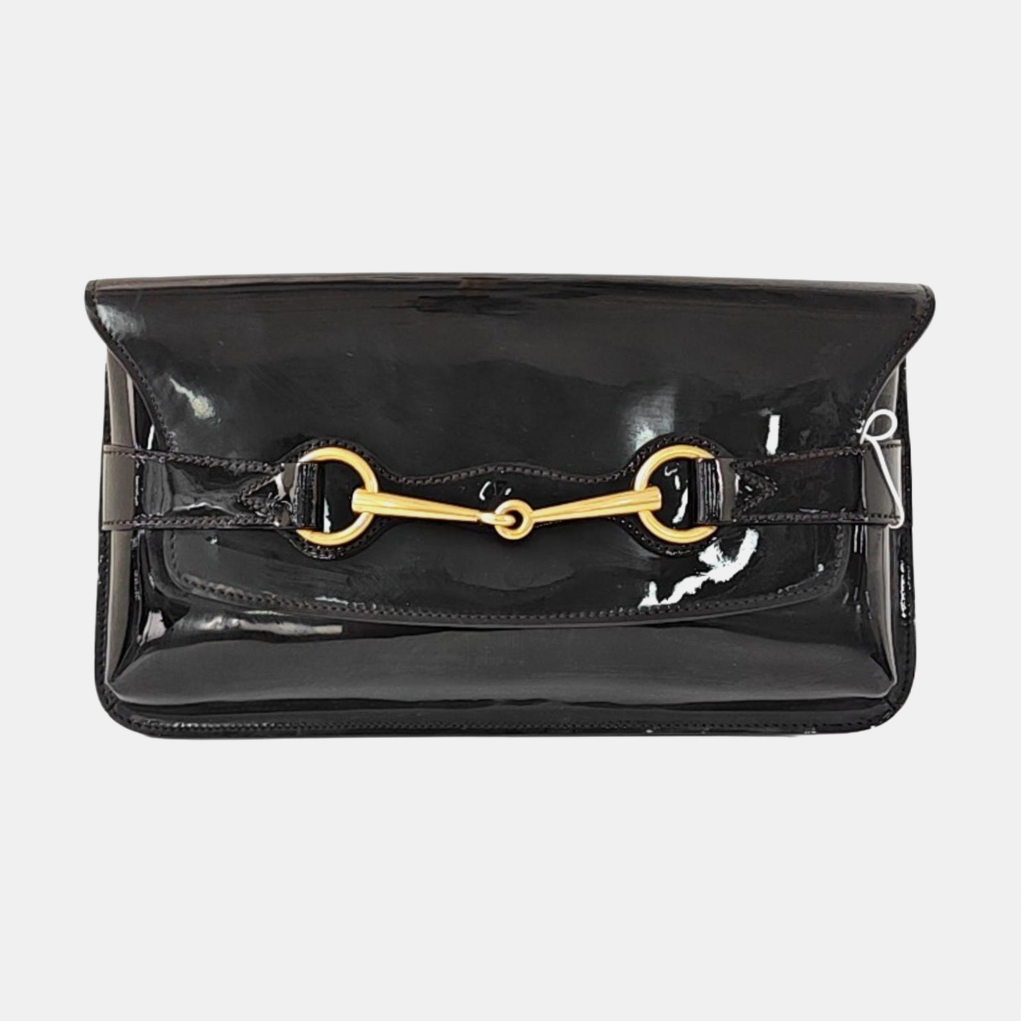 Bright Bit Patent Leather Black