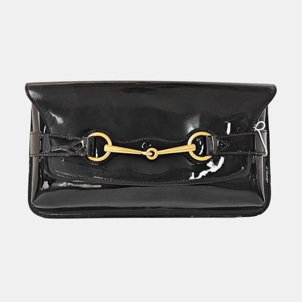 Bright Bit Patent Leather Black