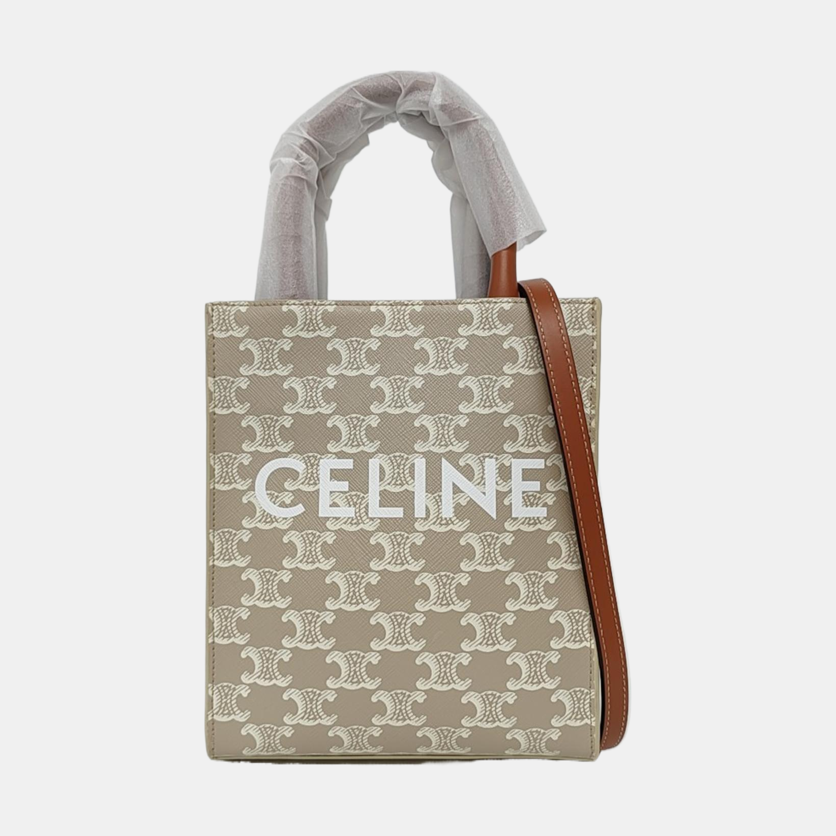 CABAS CELINE Mini Coated Canvas Beige