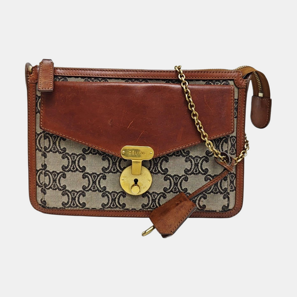 Canvas Shoulder Bag Beige