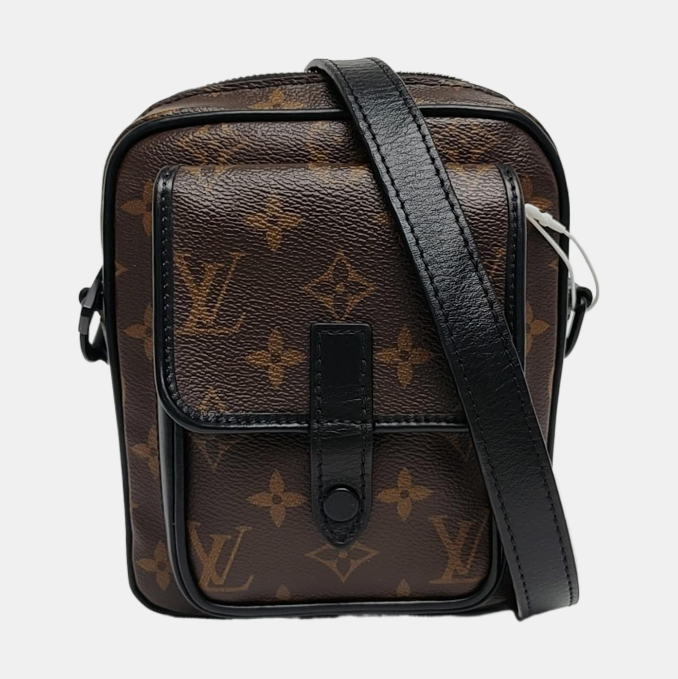 CHRISTOPHER Monogram Coated Canvas Brown