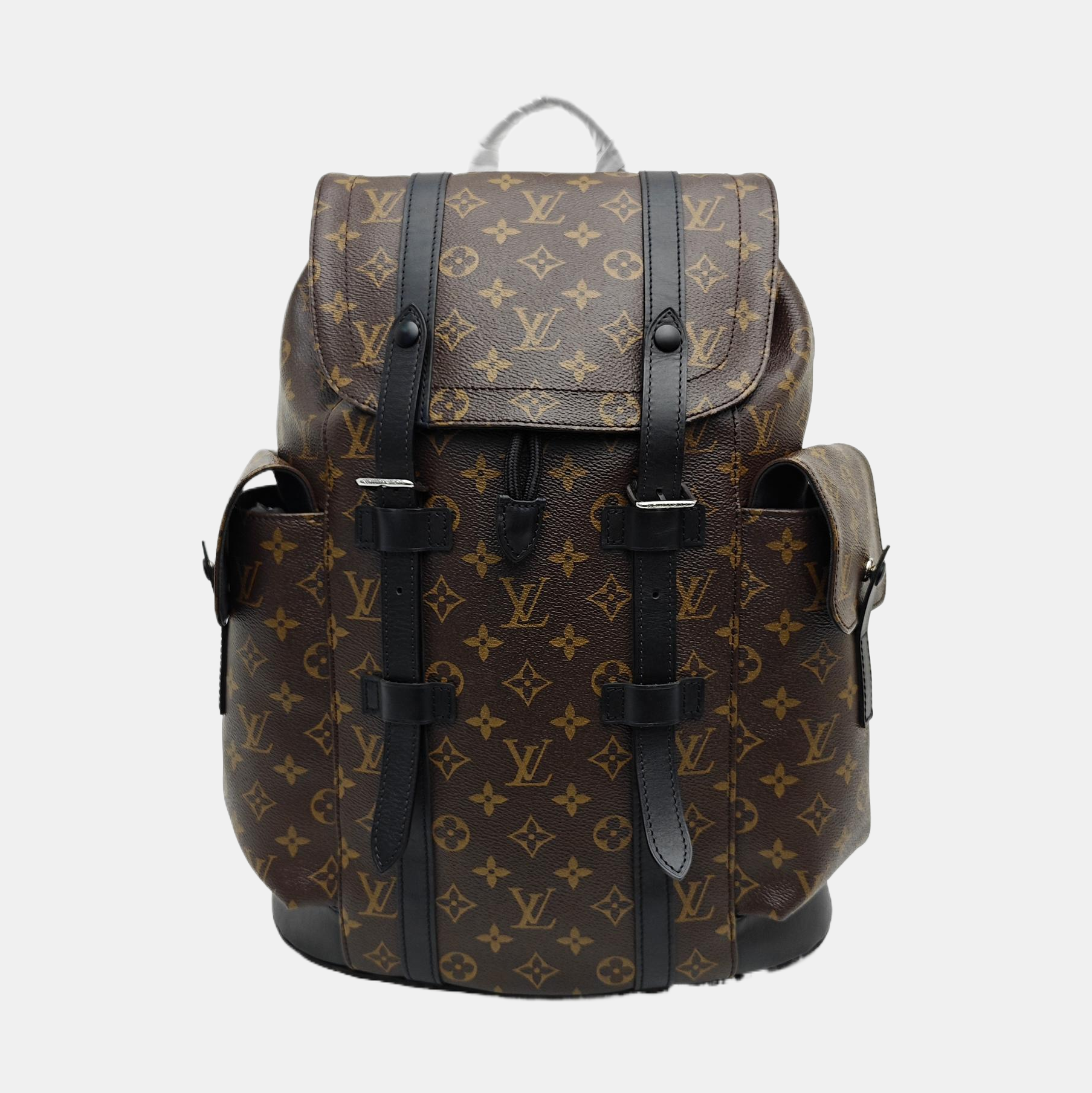 CHRISTOPHER MM Monogram Coated Canvas Brown