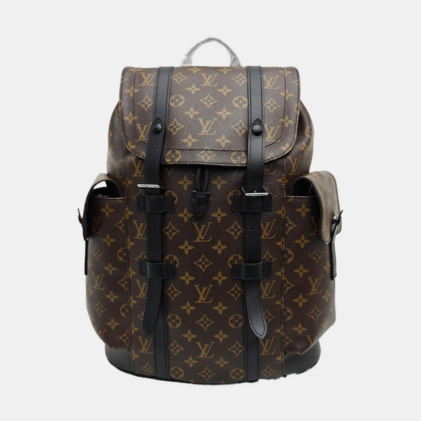 CHRISTOPHER MM Monogram Coated Canvas Brown