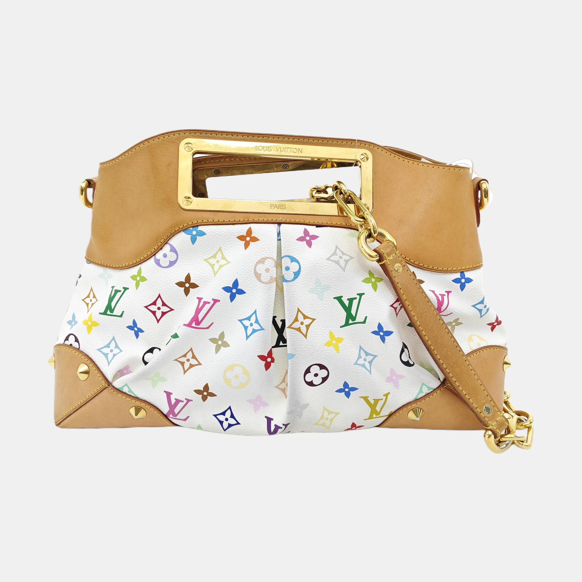 LV × TM JUDY MM Monogram Coated Canvas White