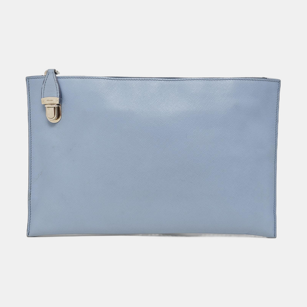 Calfskin Clutch Blue