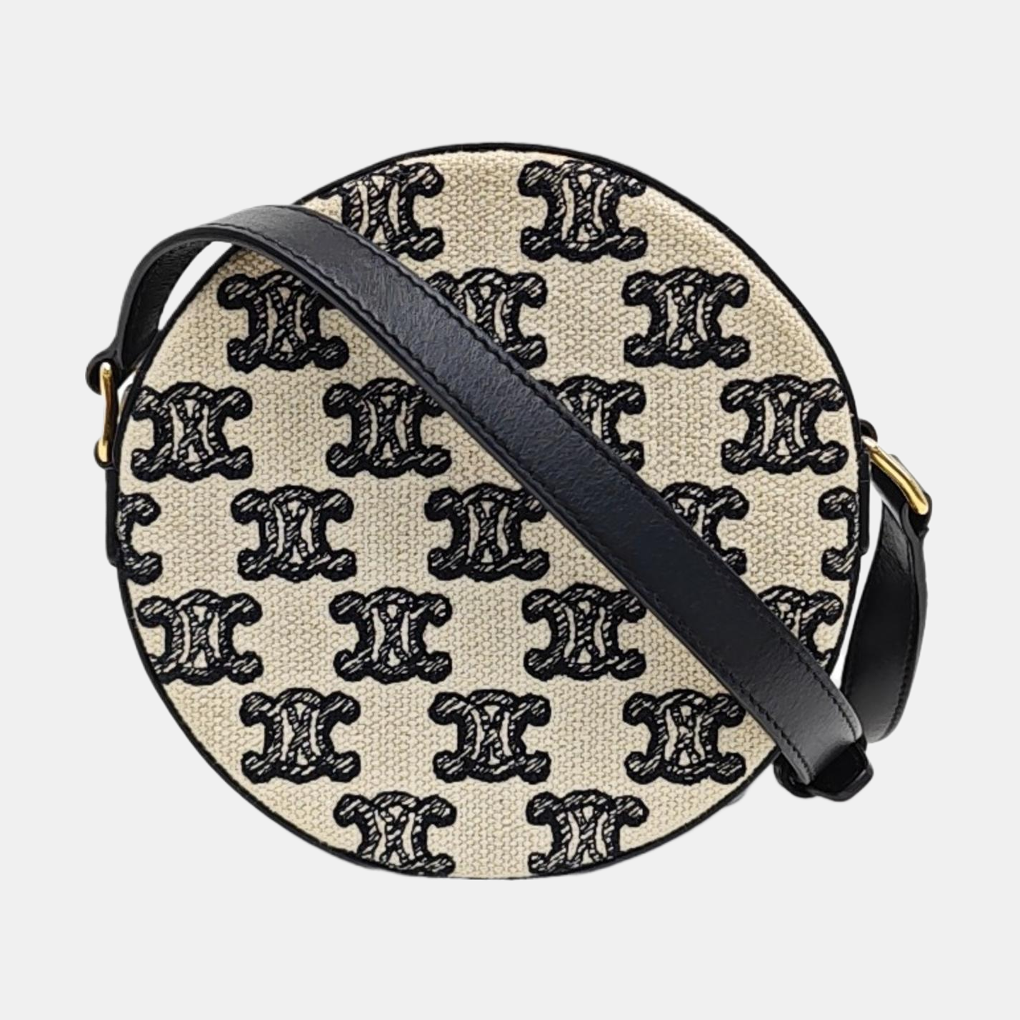 Fabric Crossbody Bag White