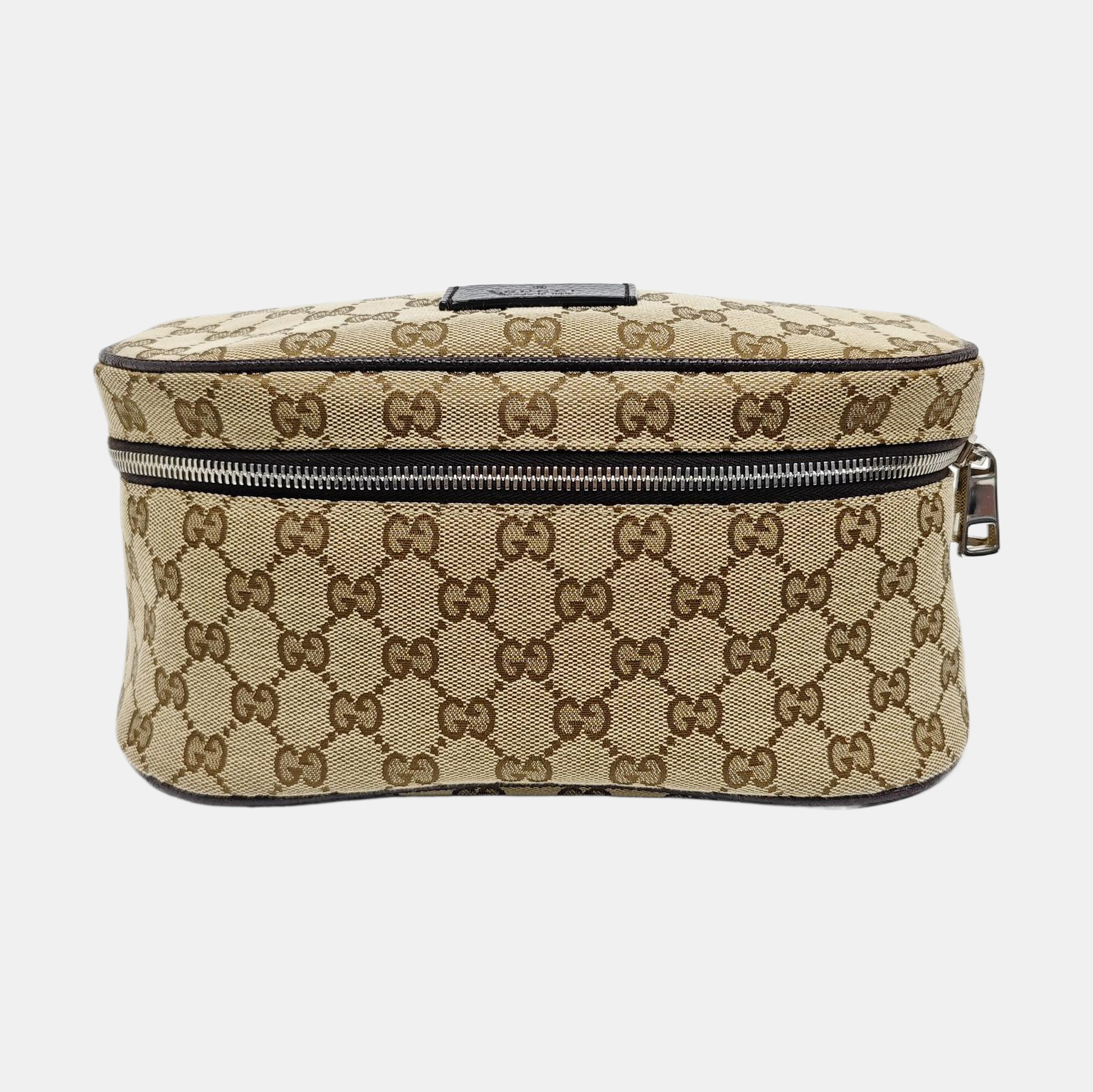 Monogram Canvas Shoulder Bag Beige