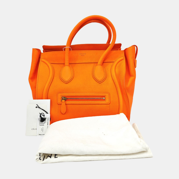 LUGGAGE Mini Calfskin Orange