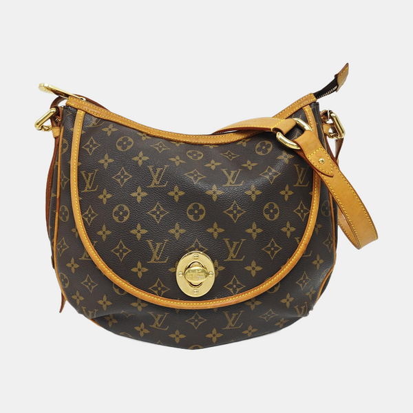 TULUM GM Monogram Coated Canvas Brown