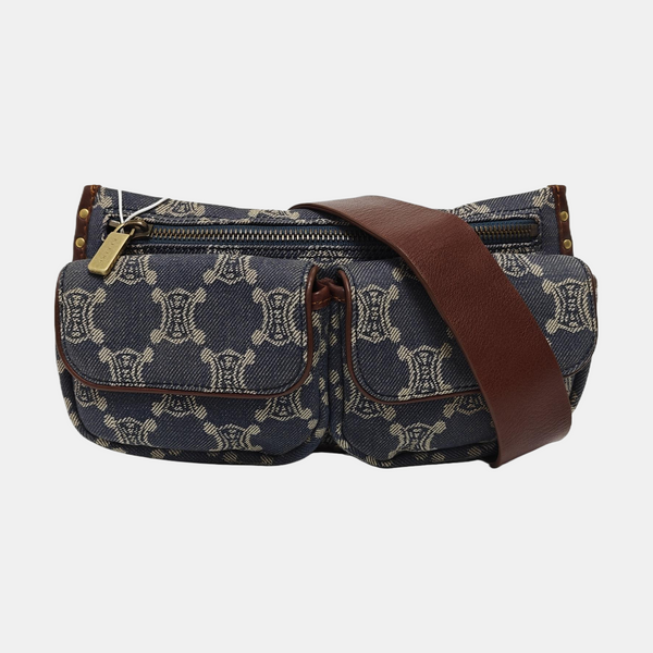 Canvas Belt Bag Blue