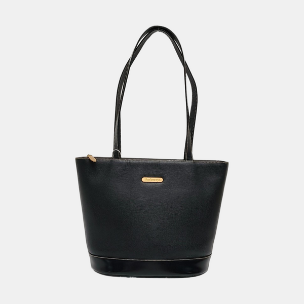 Calfskin Shoulder Bag Black