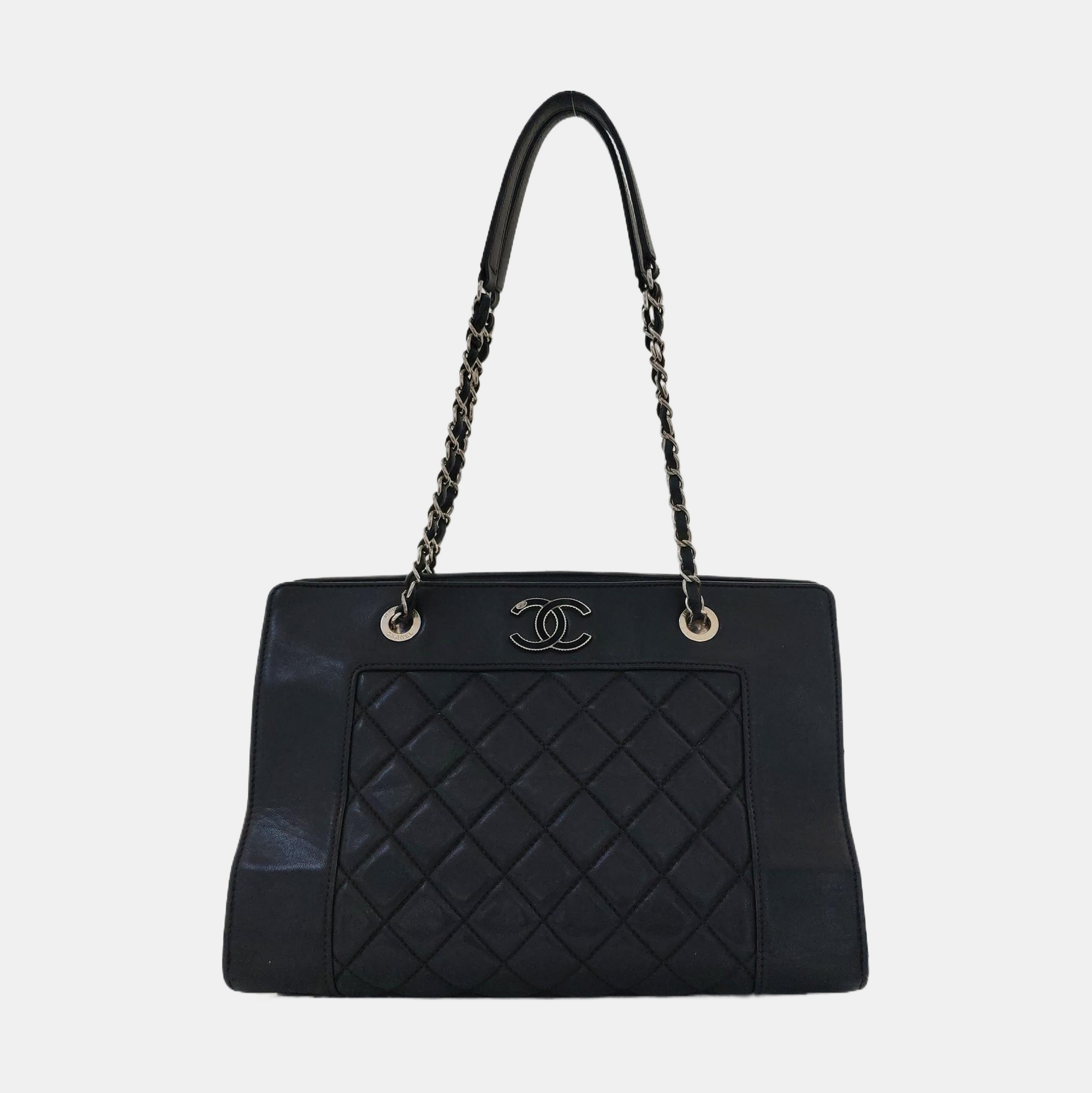 Quilted Lambskin Black