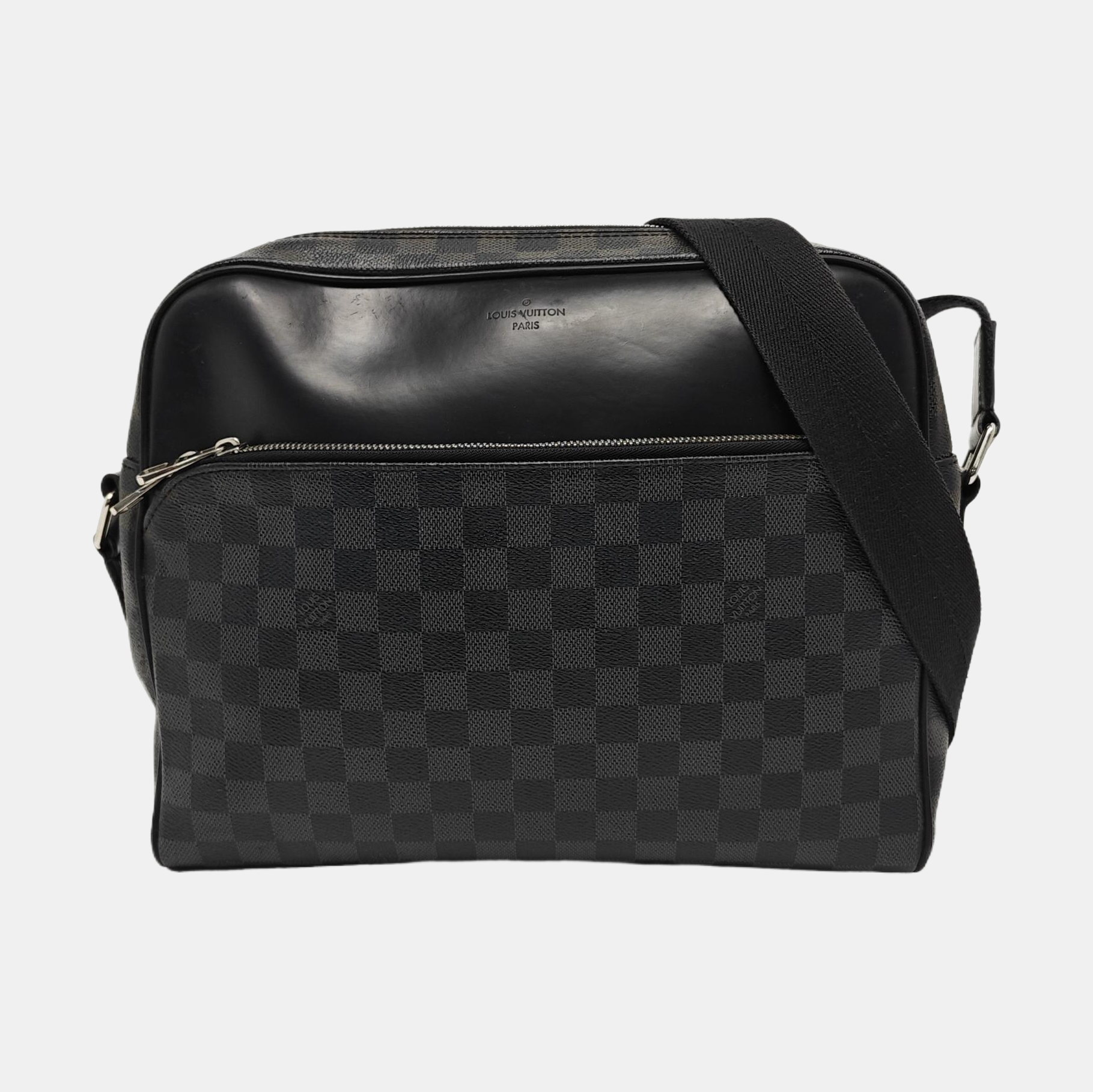 DAYTON MM Damier Graphite Coated Canvas Gray