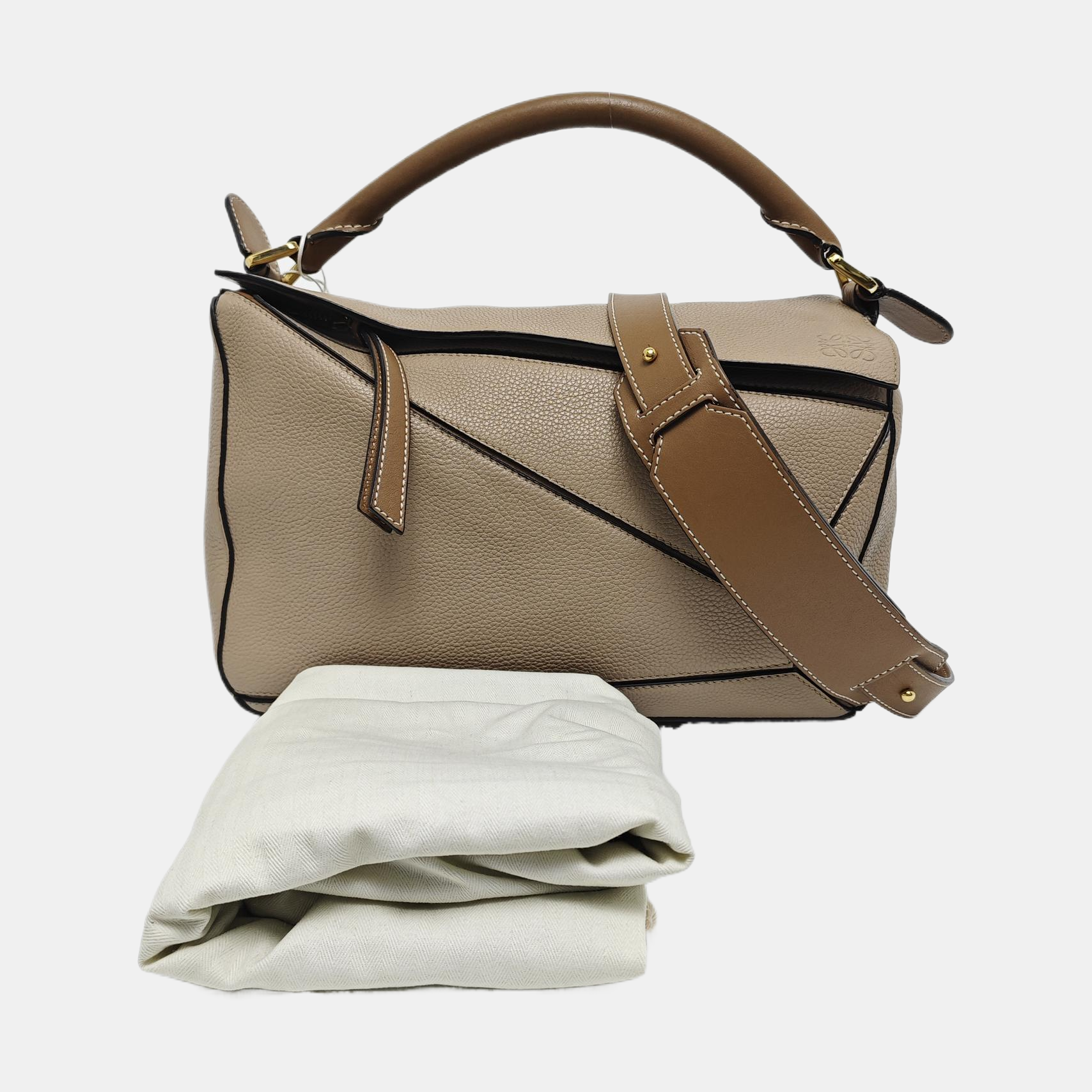 Puzzle Medium Calfskin Brown