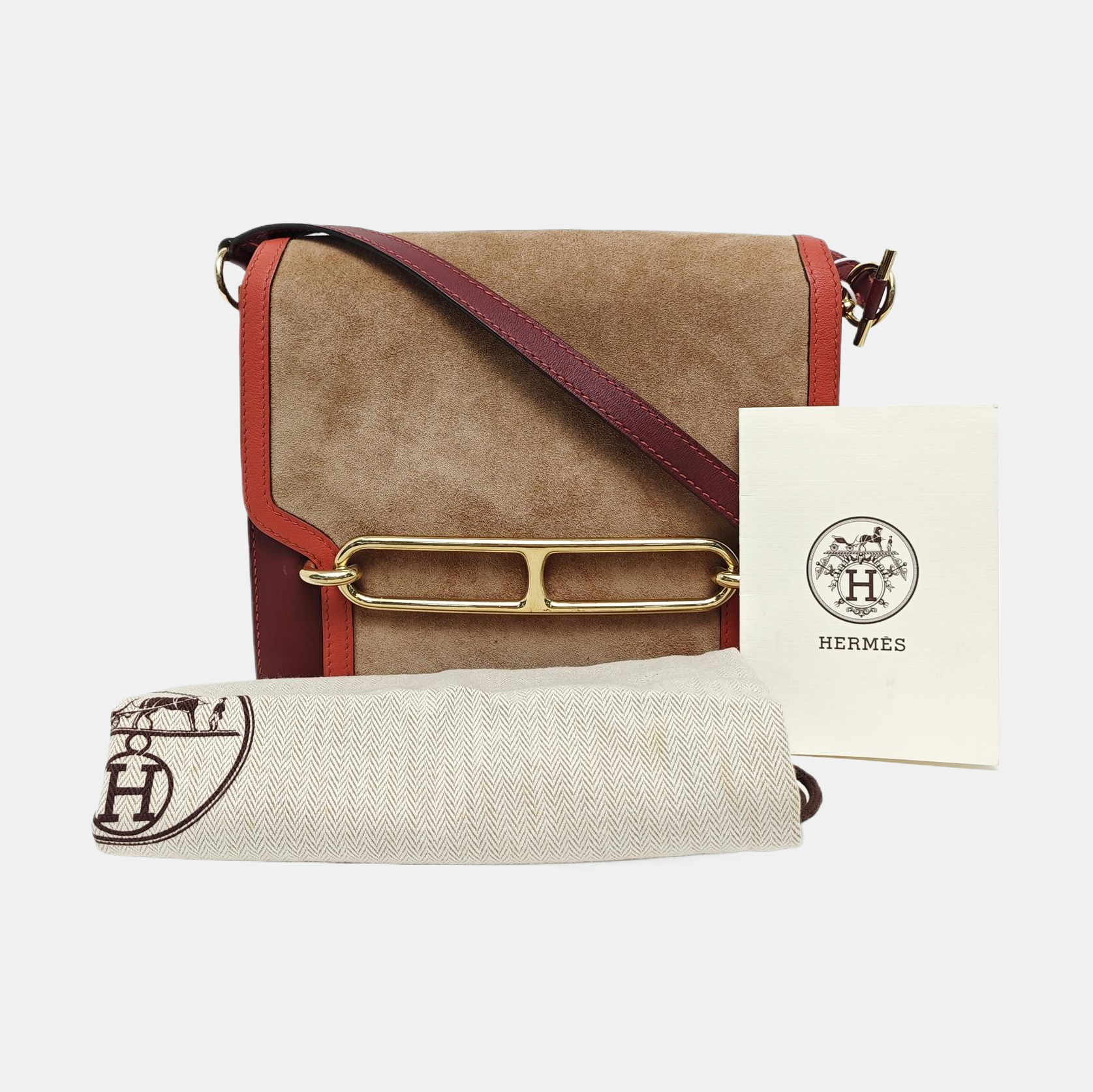 Roulis Small Suede Brown