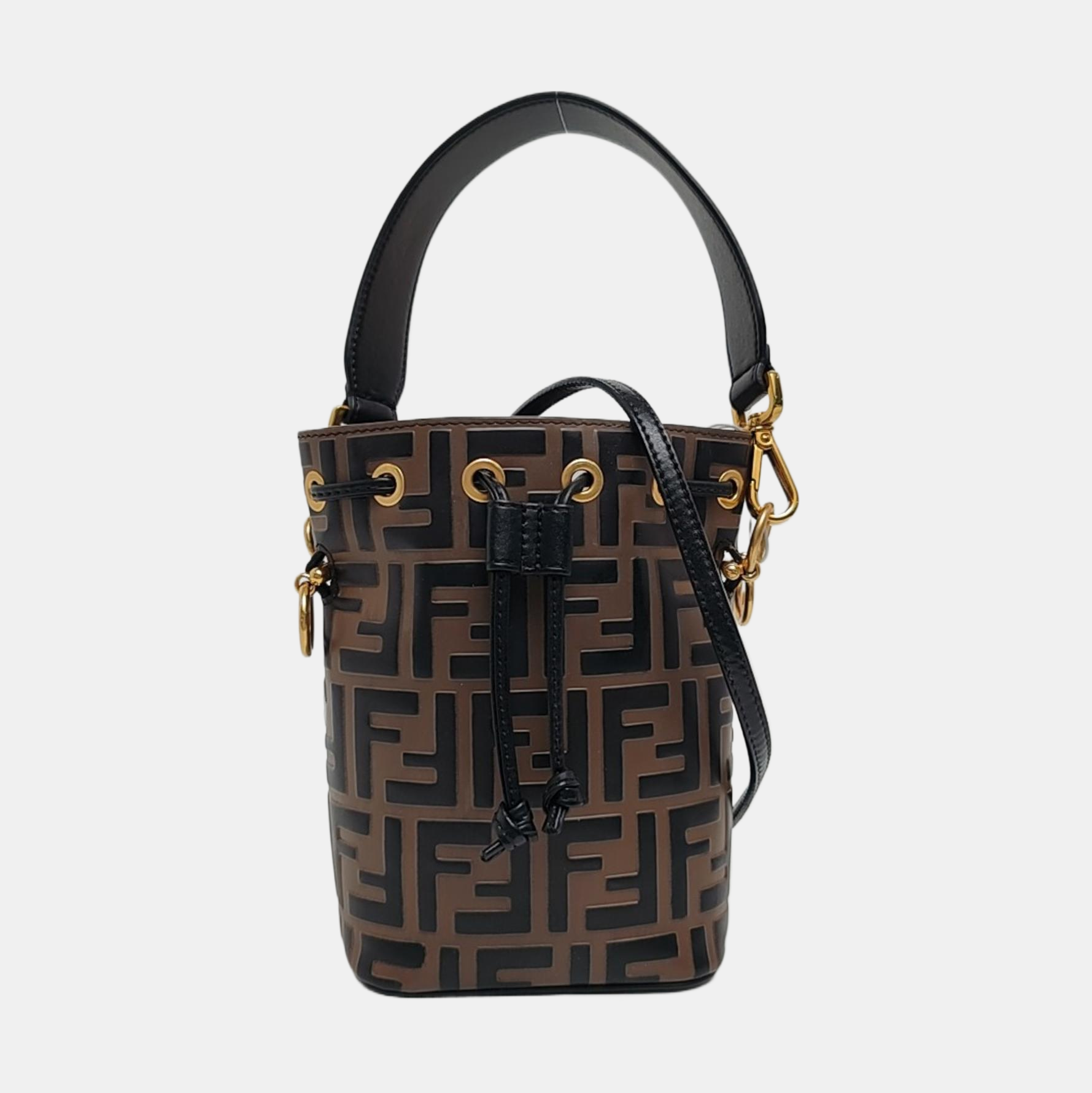 Mon Tresor Mini Monogram Calfskin Brown