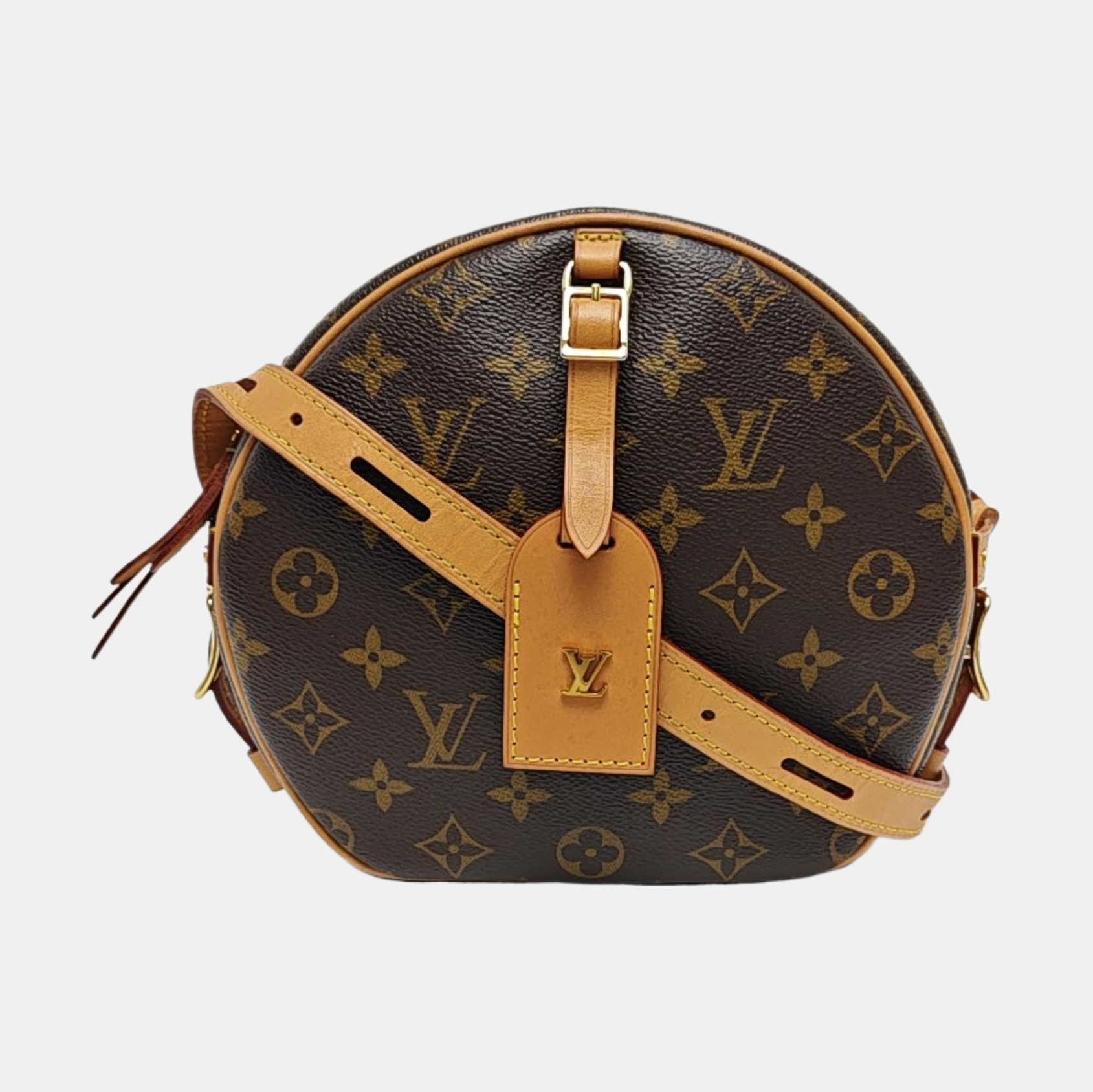 BOITE CHAPEAU MM Monogram Coated Canvas Brown