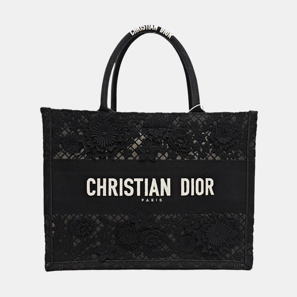 Book Tote Medium Canvas Black