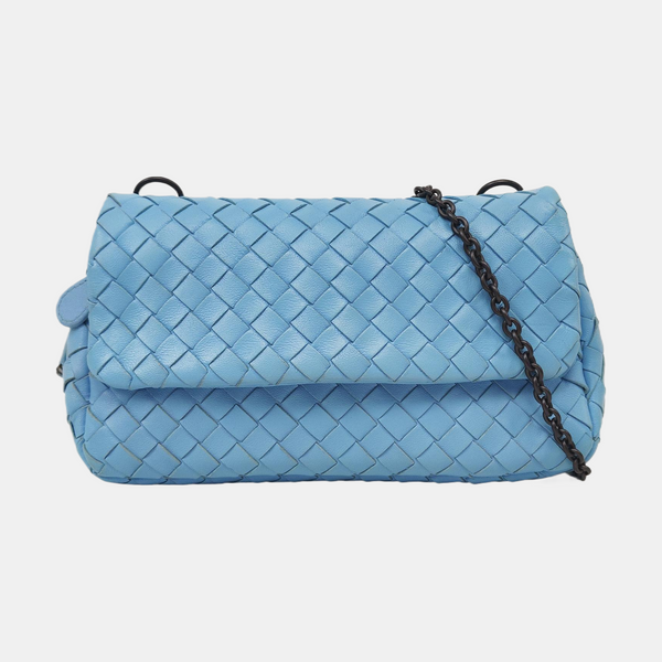 Authenticated pre-owned  Messenger Mini Lambskin Blue - Shoulder Bag at Looply