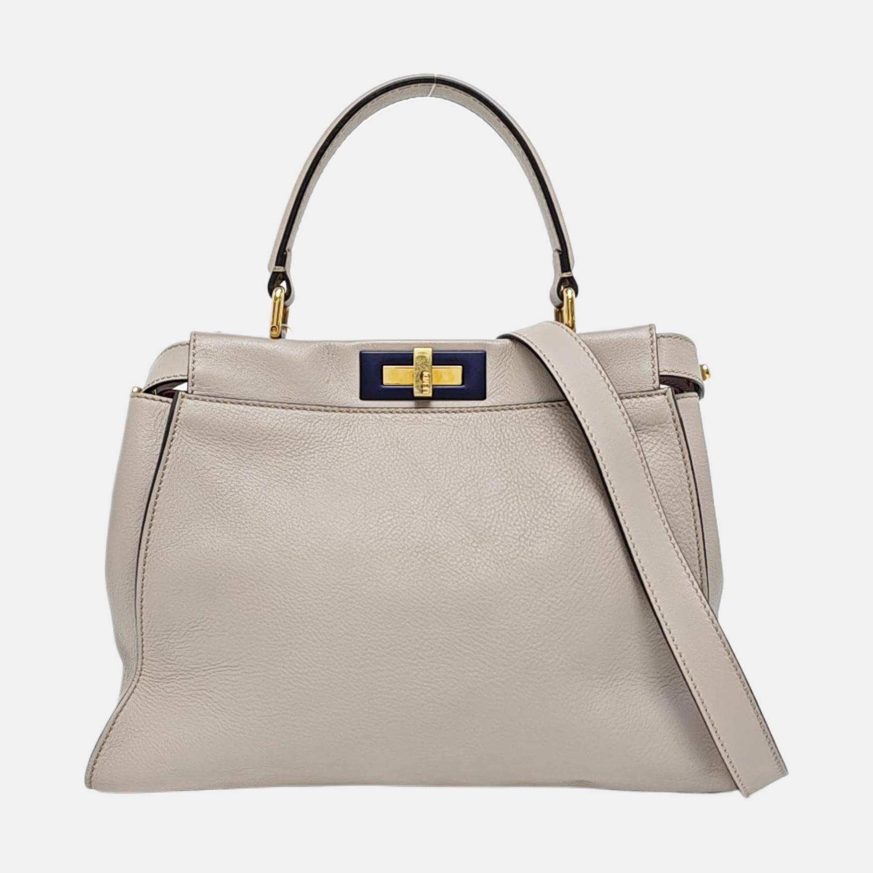 Peekaboo Medium Calfskin Gray