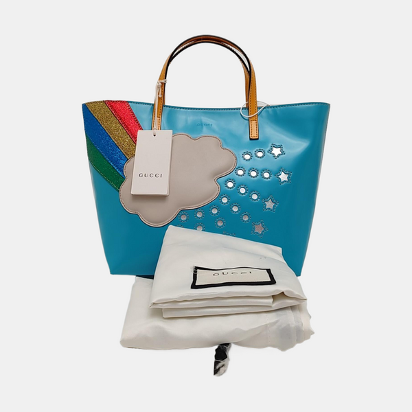 Calfskin Top Handle Bag Blue