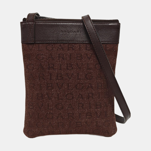 LOGO MANIA Canvas Brown