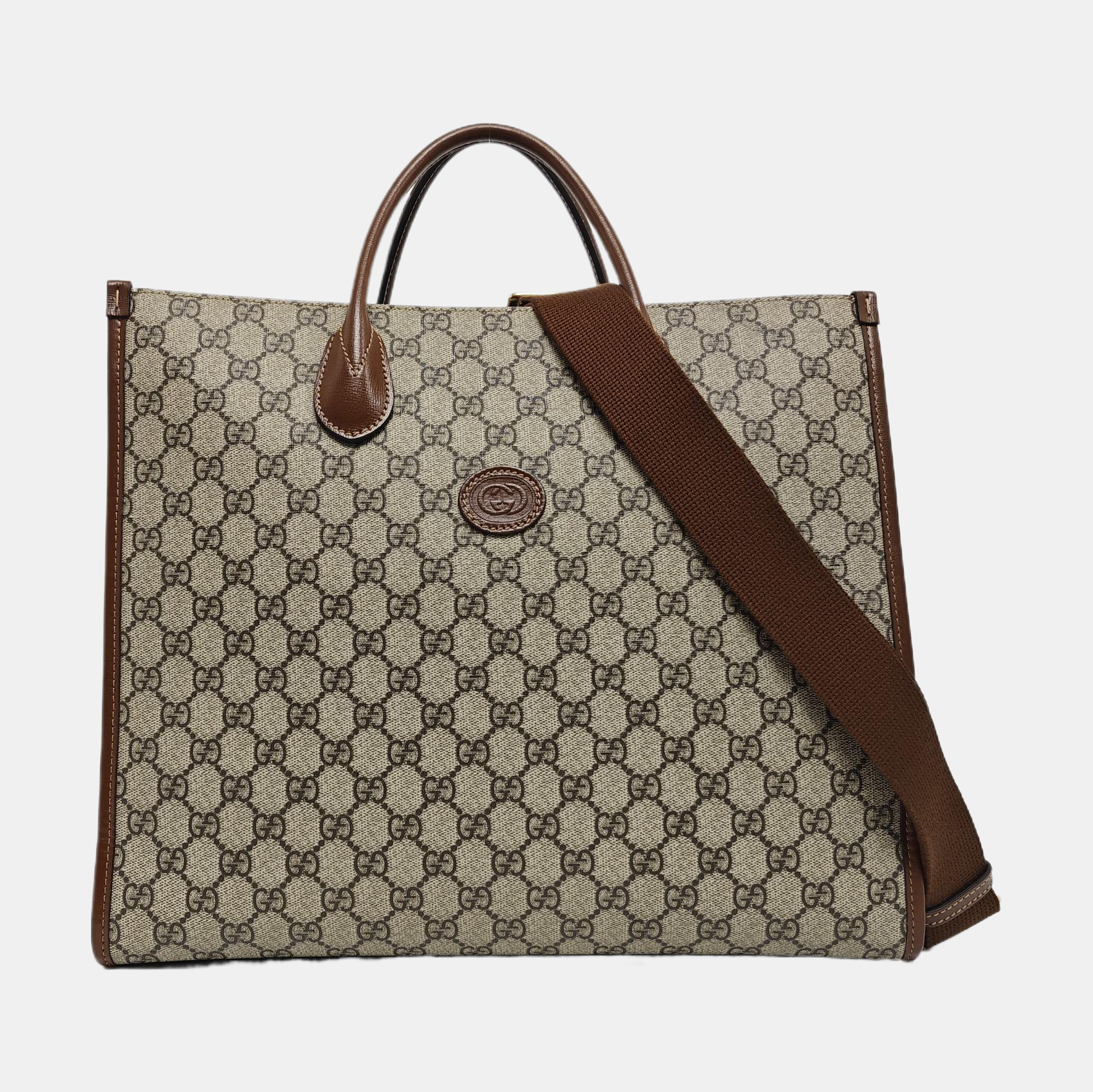 Retro Medium Monogram Coated Canvas Black