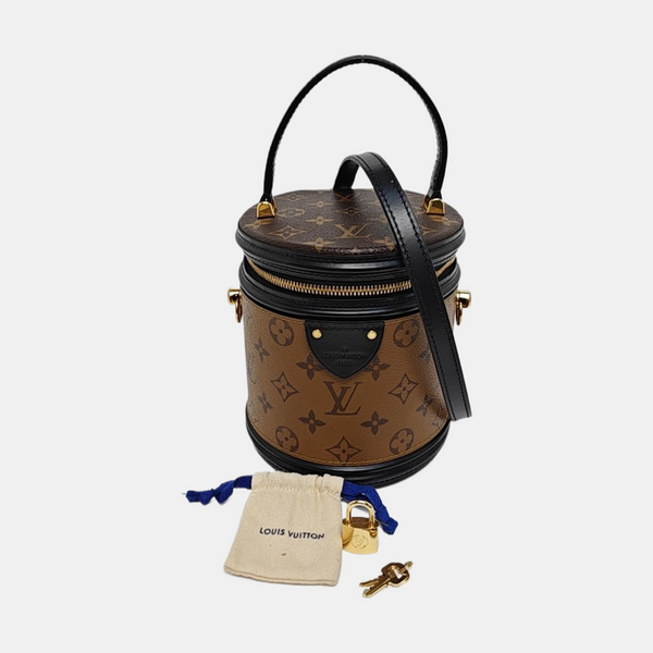 CANNES PM Monogram Coated Canvas Brown