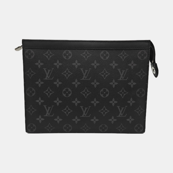 Pochette Voyag MM Monogram Coated Canvas Black