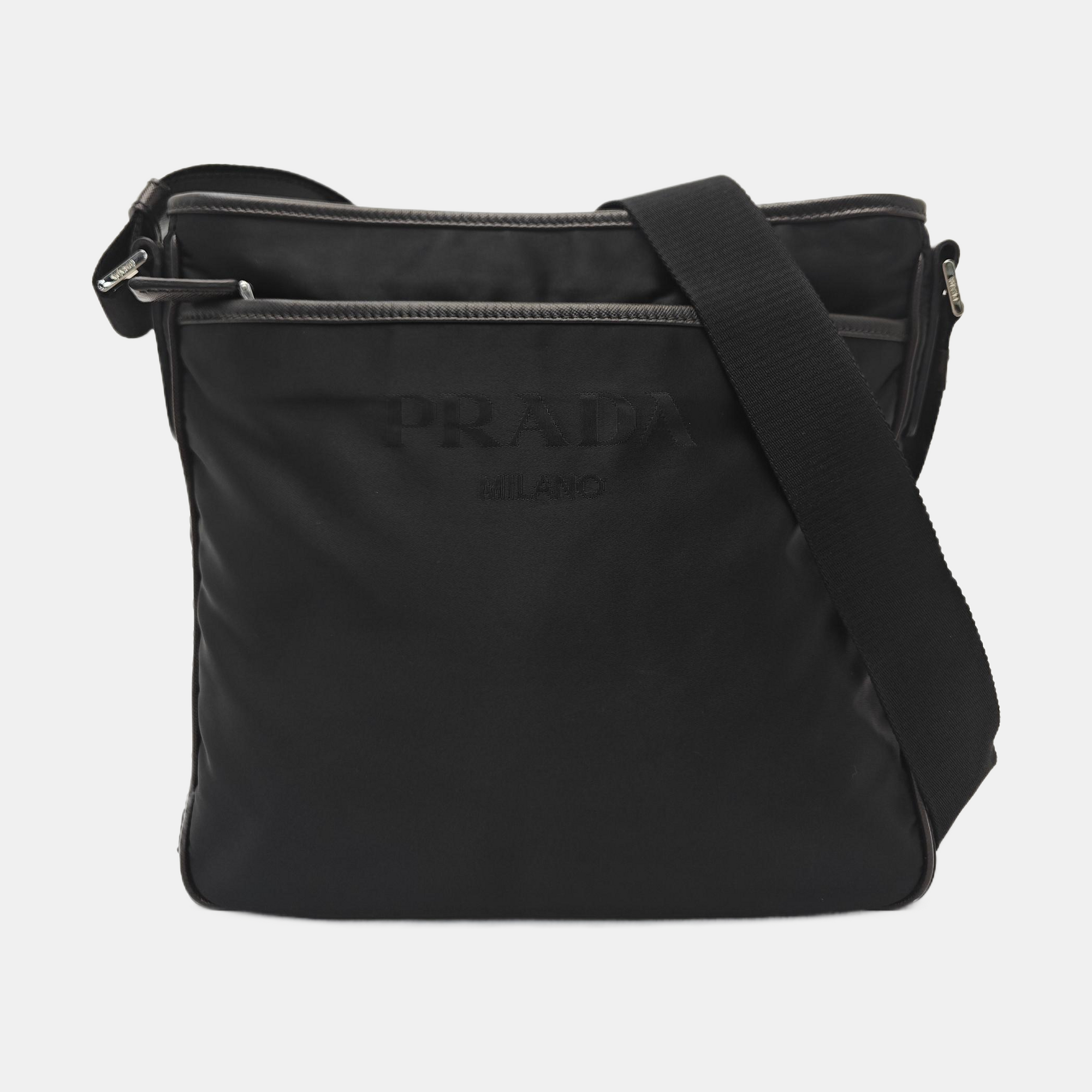 Nylon Tote Bag Black
