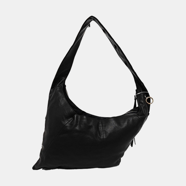 Calfskin Shoulder Bag Black