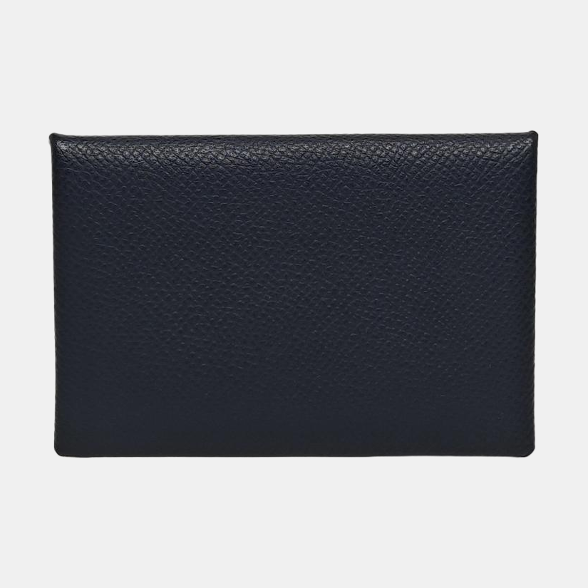 Calvi Epsom Blue Card Holder