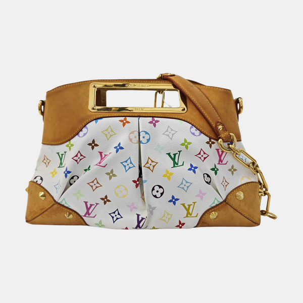 LV × TM JUDY MM Monogram Coated Canvas White