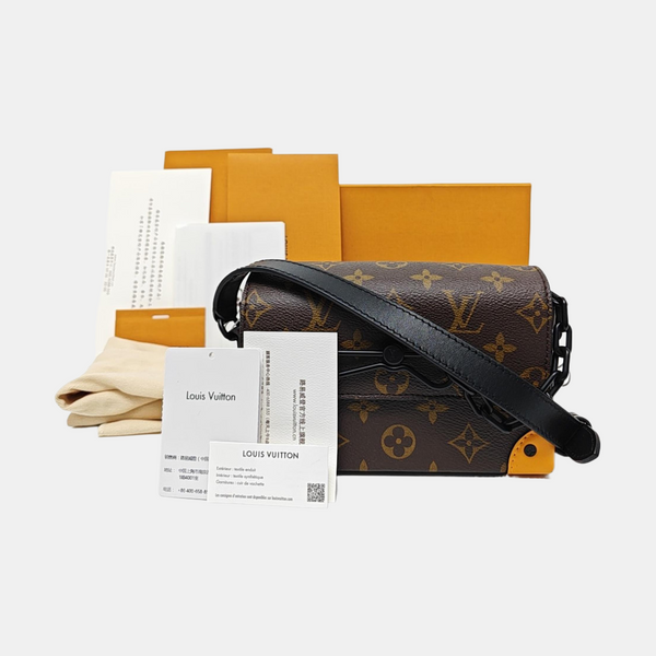 SOFT TRUNK Mini Monogram Coated Canvas Brown