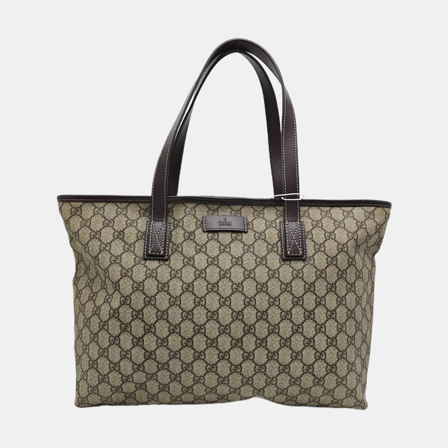 GG Imprime Medium Monogram Coated Canvas Beige