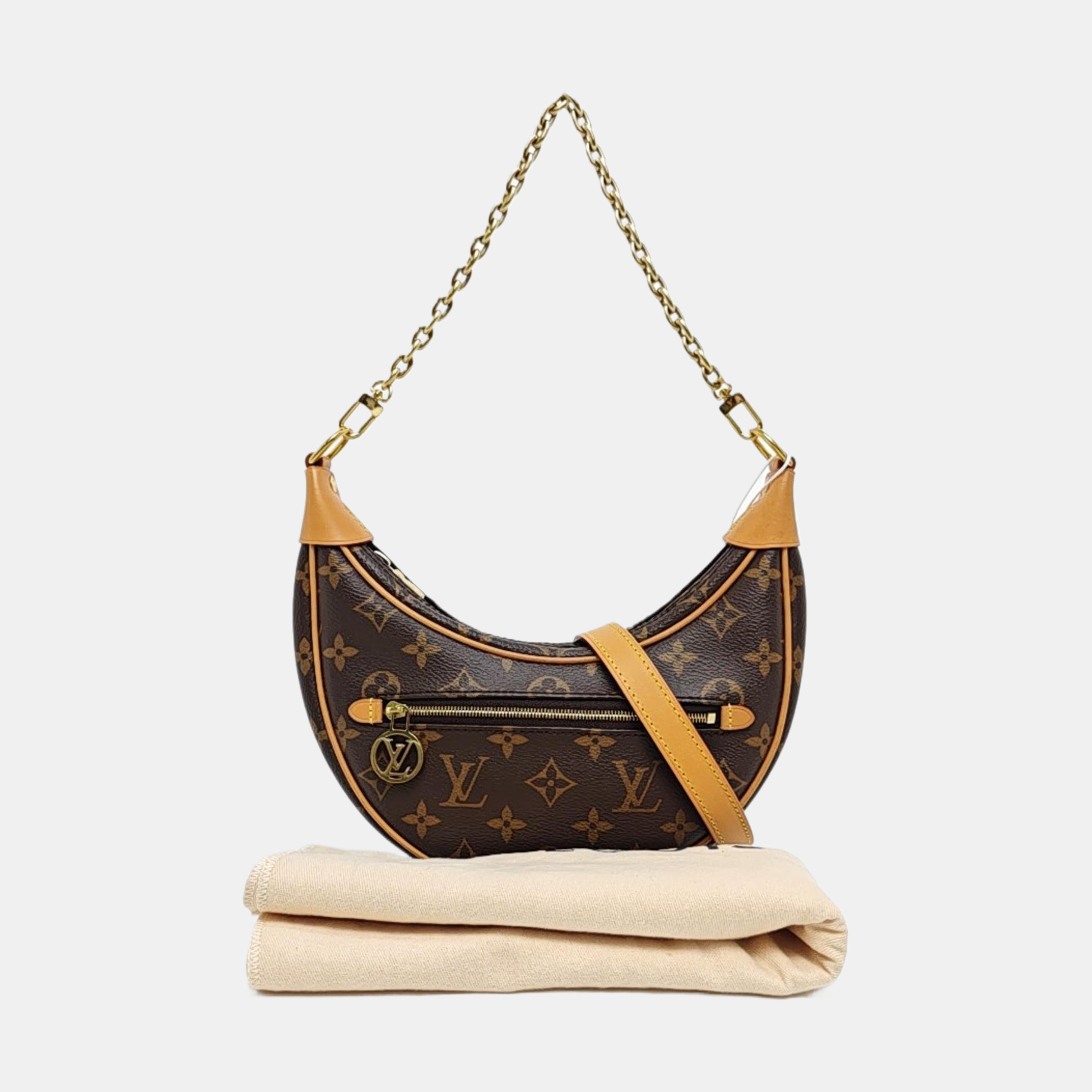 LOOP Monogram Coated Canvas Brown