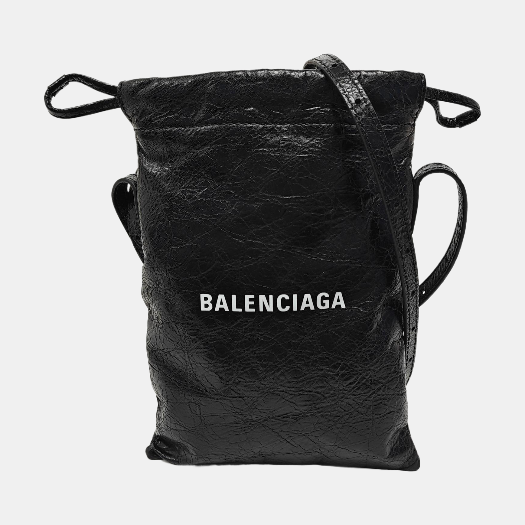 Calfskin Shoulder Bag Black