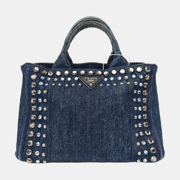 Denim Tote Bag Blue