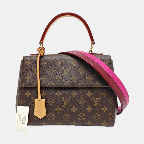 CLUNY PM Monogram Coated Canvas Brown