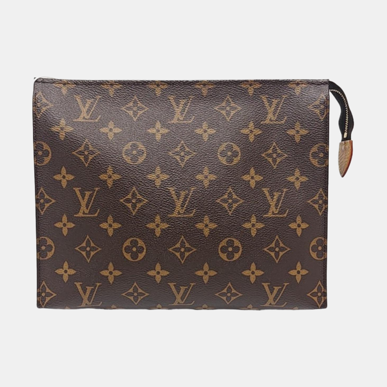 TOILET POCKET 26 Monogram Coated Canvas Brown