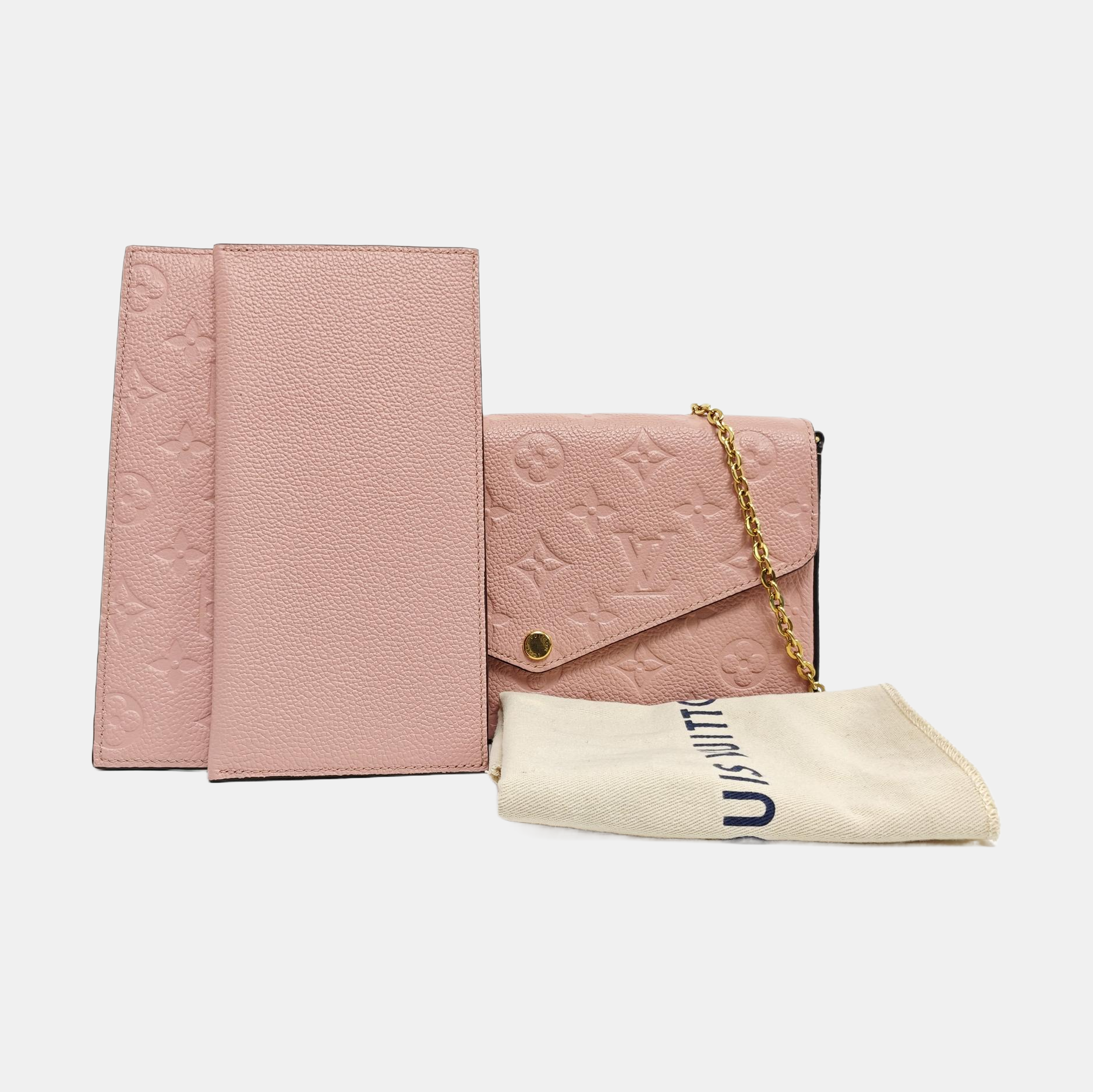 FÉLICIE Monogram Calfskin Pink