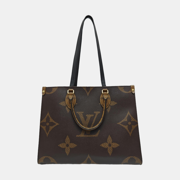 ONTHEGO MM Monogram Coated Canvas Brown