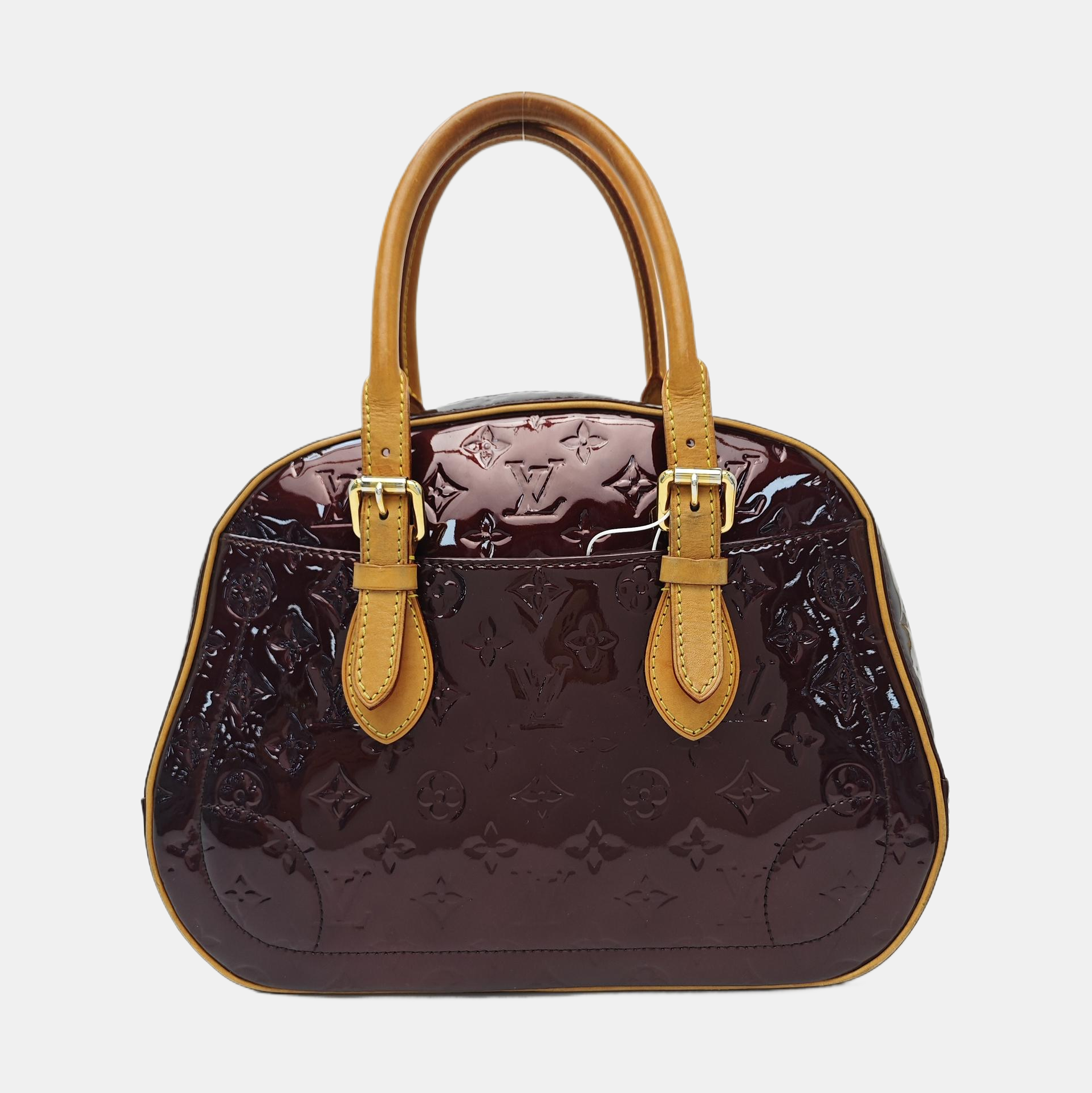 SUMMIT DRIVE Monogram Patent Leather Red