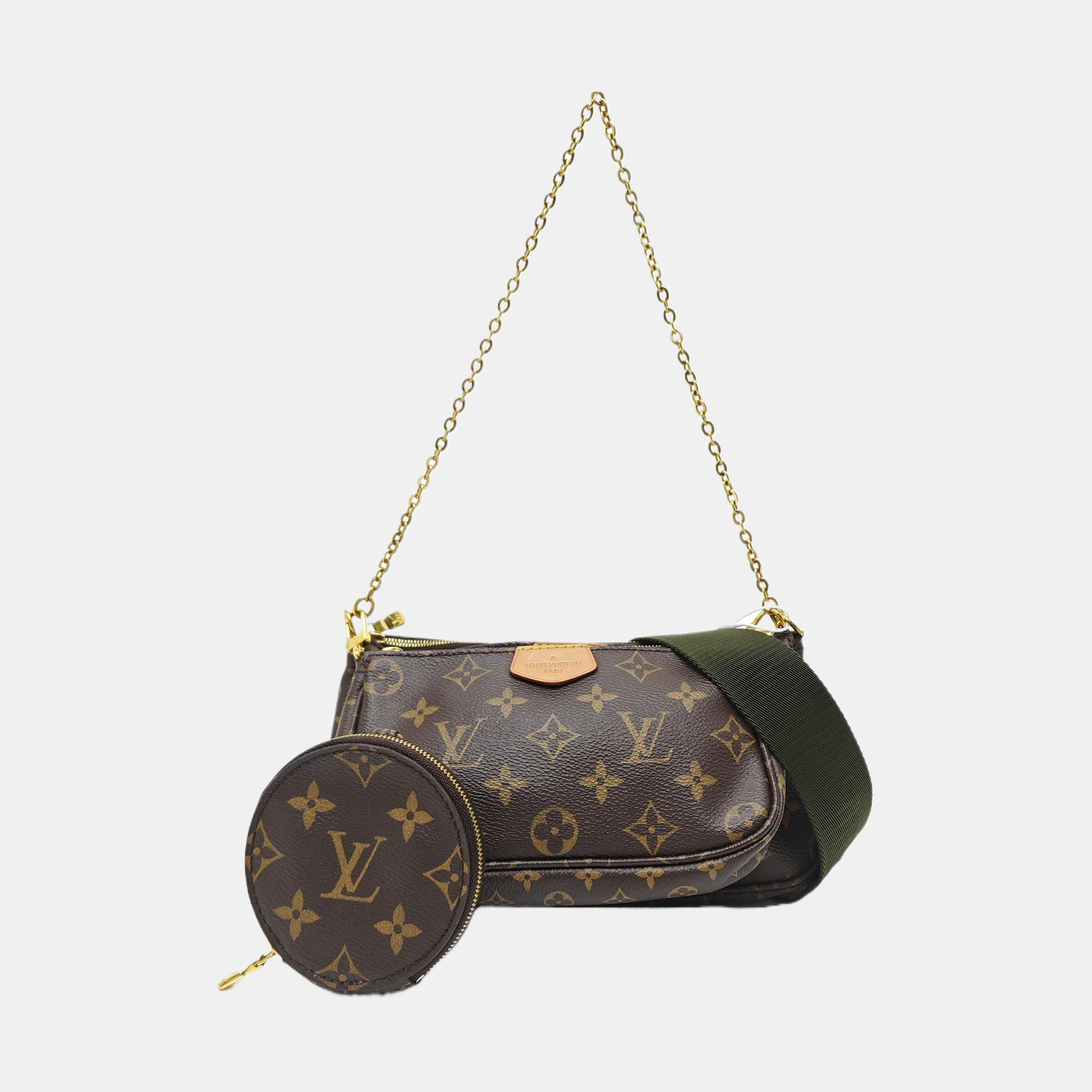 MULTI Monogram Coated Canvas Brown