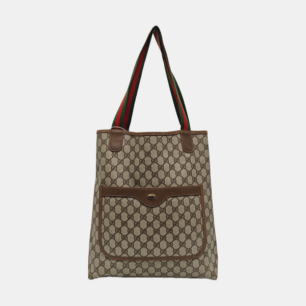 GG Supreme Monogram Coated Canvas Beige