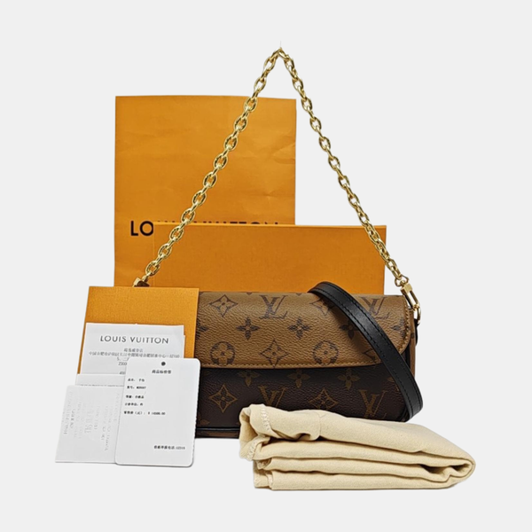 IVY Monogram Coated Canvas Brown