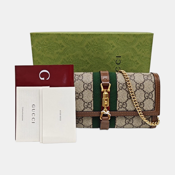 Jackie 1961 Mini Monogram Coated Canvas Beige